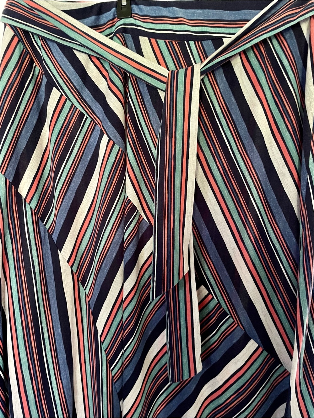 Striped A-Line Midi Skirt - Blue & Pink
Size 22/24 W - Picture 2 of 11